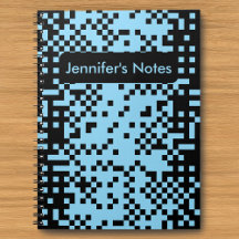 Abstract Pixel Effect Patroon Notitieboek