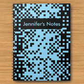 Abstract Pixel Effect Pattern Notebook Notitieboek