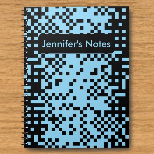 Abstract Pixel Effect Pattern Notebook Notitieboek