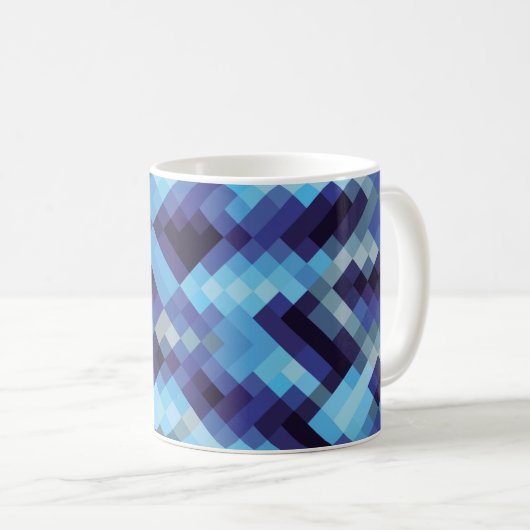  abstract pixel pattern background pixel,abstract, koffiemok (Voorkant rechts)