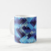  abstract pixel pattern background pixel,abstract, koffiemok (Voorkant links)