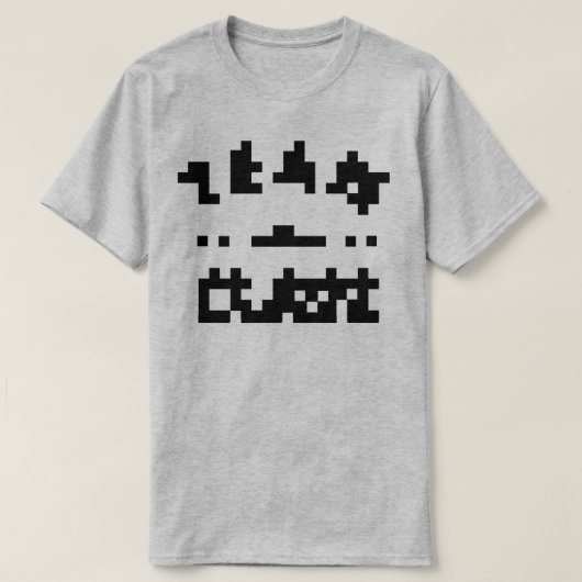 Abstract Pixel Team T-shirt (Design voorkant)