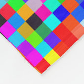 Abstract Pixelated RGB Fleece Deken (Hoek)