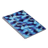 abstract pixelpatroon achtergrondpixel, abstract; notitieboek (Rechterzijde)