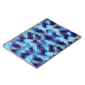 abstract pixelpatroon achtergrondpixel, abstract; notitieboek (Linkerzijde)