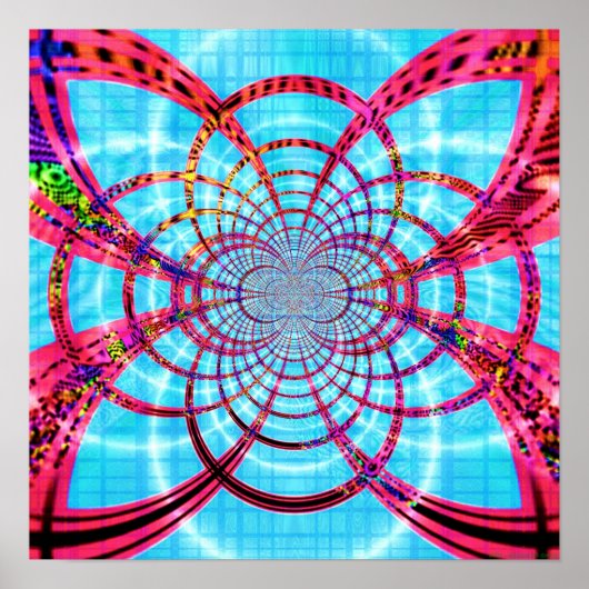 Abstract plafond 1.3b poster (Voorkant)