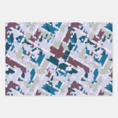 Abstract Plaid Design Inpakpapier Vel (Voorkant)