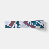 Abstract Plaid Design Satijnen Lint (Voorkant)