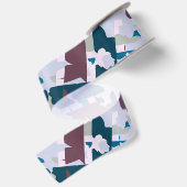 Abstract Plaid Design Satijnen Lint (Achterkant)