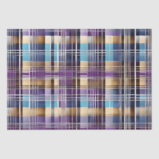 abstract plaid tissue tissuepapier (Voorkant)