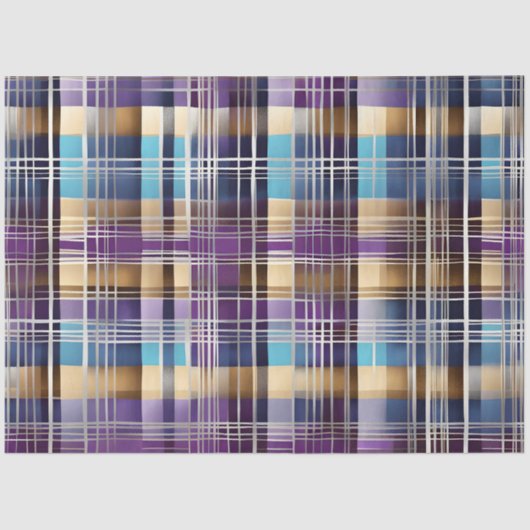 abstract plaid tissue tissuepapier (Voorkant)