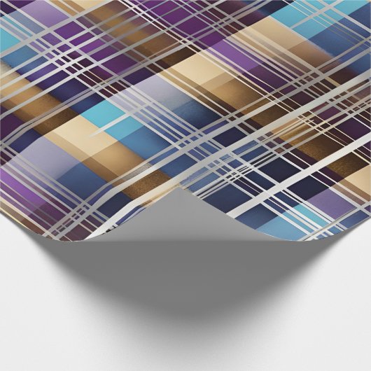 abstract plaid wrapping paper cadeaupapier (Hoek)