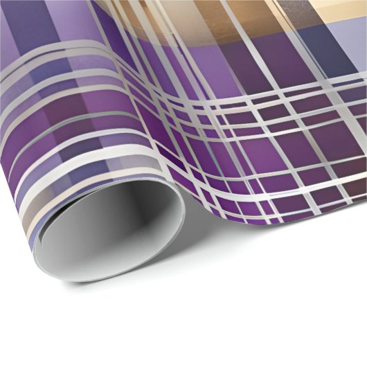 abstract plaid wrapping paper cadeaupapier (Rol Hoek)