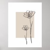 Abstract plant art design poster (Voorkant)