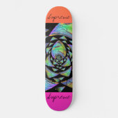 Abstract Plant Design Skateboard (Voorkant)
