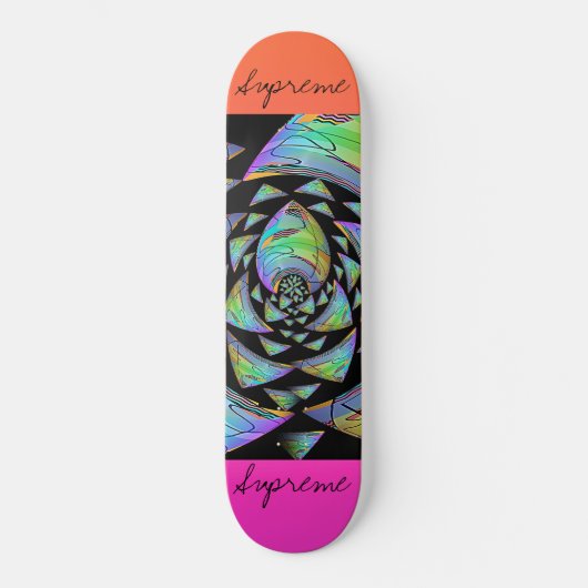 Abstract Plant Design Skateboard (Voorkant)