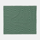 Abstract Plant Fleece Deken (Voorkant (Horizontaal))