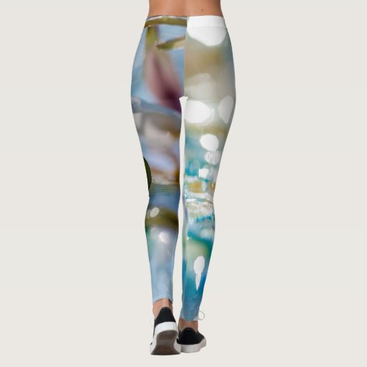 Abstract Plant Water Leggings (Achterkant)