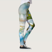 Abstract Plant Water Leggings (Rechts)