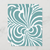 Abstract platform voor vloeiende Natuur (Voorkant / Achterkant)