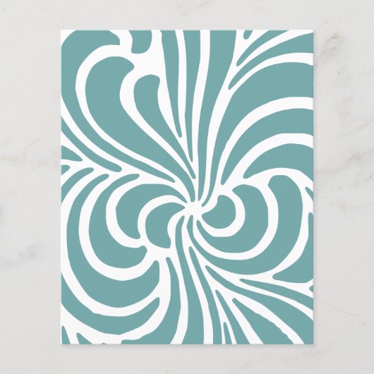 Abstract platform voor vloeiende Natuur (Voorkant)