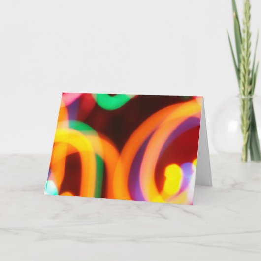 Abstract Plezier Feestdagen Kaart (Voorkant)