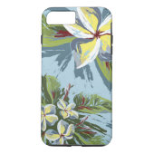 Abstract Plumeria-ontwerp Case-Mate iPhone Case (Achterkant)