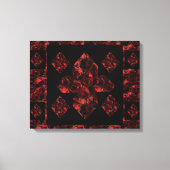 Abstract Plus Sign Red Rose Canvas Art (20 x 16) Afdruk (Voorkant)