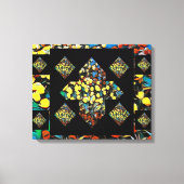 Abstract Plus Sign Tulip Canvas Art met dromen (Voorkant)