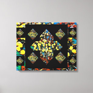 Abstract Plus Sign Tulip Canvas Art met dromen Afdruk