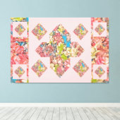 Abstract plus tekenanjercanvas afdrukken (schoonhe (Insitu (Houten vloer))