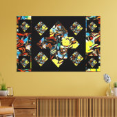 Abstract plus tekenanjercanvas kunst (dromen) canvas afdruk (Insitu (Woonkamer))