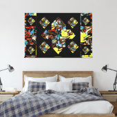 Abstract plus tekenanjercanvas kunst (dromen) canvas afdruk (Insitu (Slaapkamer))