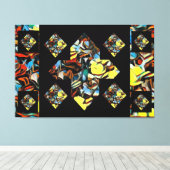 Abstract plus tekenanjercanvas kunst (dromen) canvas afdruk (Insitu (Houten vloer))