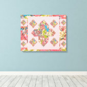 Abstract plus tekenanjercanvas kunst (schoonheid) canvas afdruk (Insitu (Houten vloer))