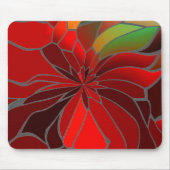 Abstract Poinsettia Muismat (Voorkant)