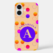 Abstract Polka Dots Pattern Case-Mate iPhone Case (Achterkant)