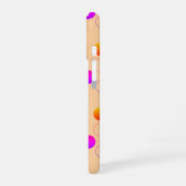 Abstract Polka Dots Pattern iPhone 16 Hoesje (Linkerkant)