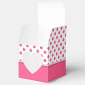 Abstract Polka Dots Roze Bedankdoosjes (Geopend)