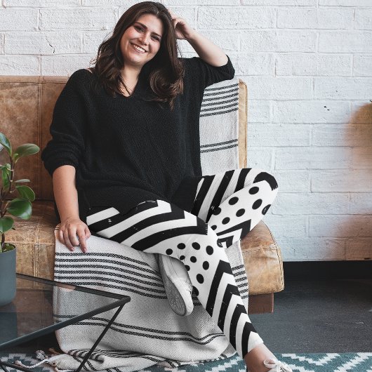 Abstract Polka Leggings