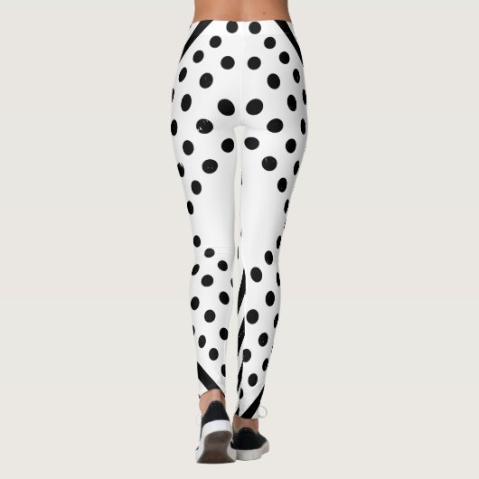 Abstract Polka Leggings (Achterkant)