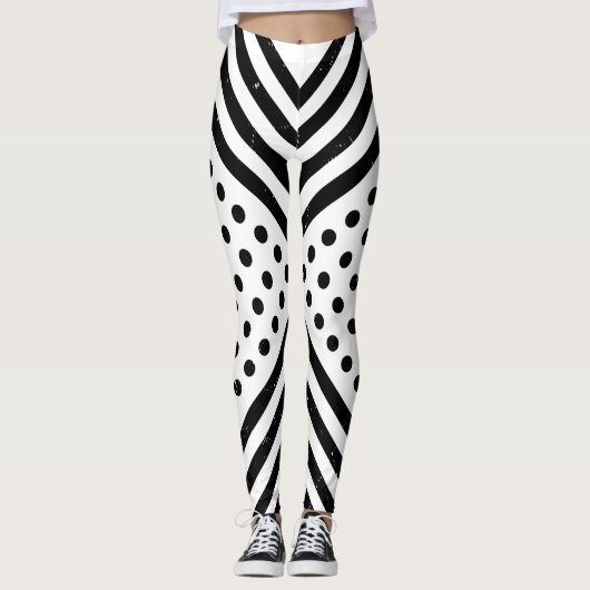 Abstract Polka Leggings (Voorkant)