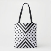 Abstract Polka Tote Bag (Voorkant)
