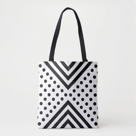 Abstract Polka Tote Bag (Voorkant)