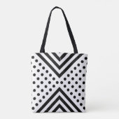 Abstract Polka Tote Bag (Achterkant)