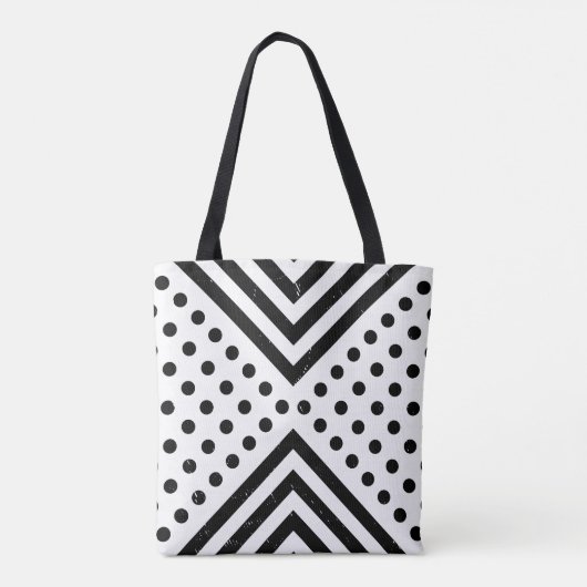 Abstract Polka Tote Bag (Achterkant)