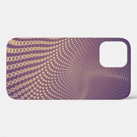 Abstract polygonal space low poly dark background Case-Mate iPhone case (Achterkant (horizontaal))