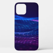 Abstract polygonal space low poly dark background  Case-Mate iPhone case (Achterkant)