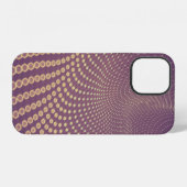Abstract polygonal space low poly dark background iPhone hoesje (Achterkant horizontaal)