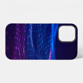 Abstract polygonal space low poly dark background iPhone hoesje (Achterkant horizontaal)